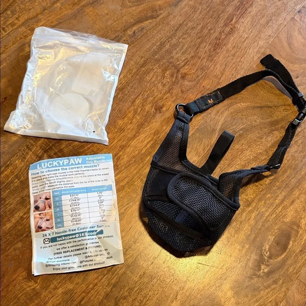 LUCKYPAW Dog Mesh Muzzle Medium